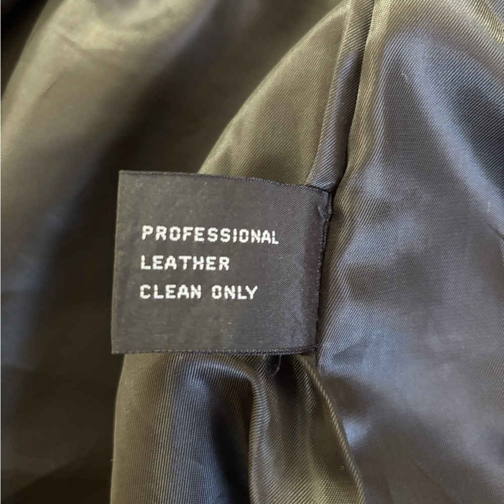 🆕 Edwin Black Leather Trench Coat🧥 - Picture 7 of 7
